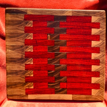 Padauk and Walnut