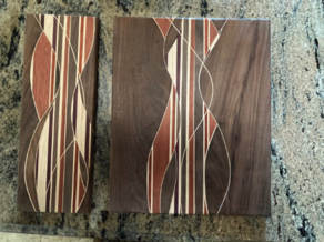 bread and cutting board