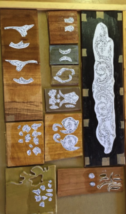 Packets ready to cut